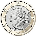 1 euro coin Belgium 2008 series